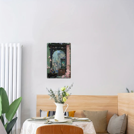 The Celestial Gateway Tin Painting: A Portal to Serene Dreams