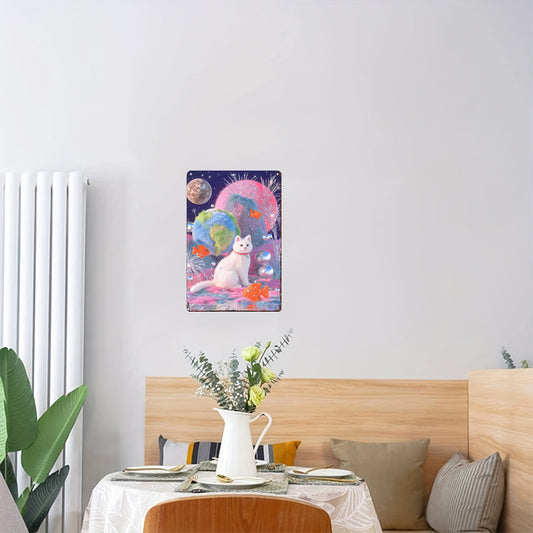 The Stargazing Selkirk Tin Painting: On a Goldfish Planet Odyssey