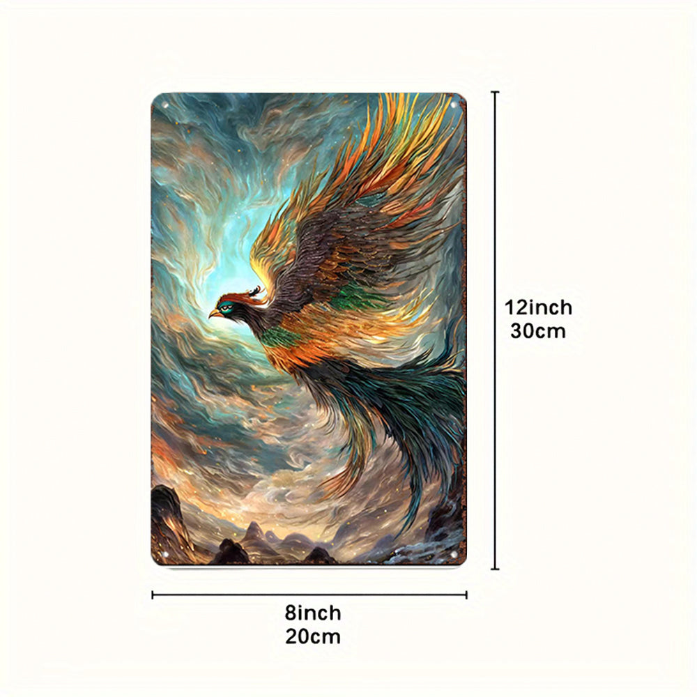Mythical Chongming Bird Metal Art: Ward Off Evil & attract Good Fortune