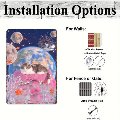 Dreamweaver Kitten Tin Painting: A World of Comfort in Crystal Pink