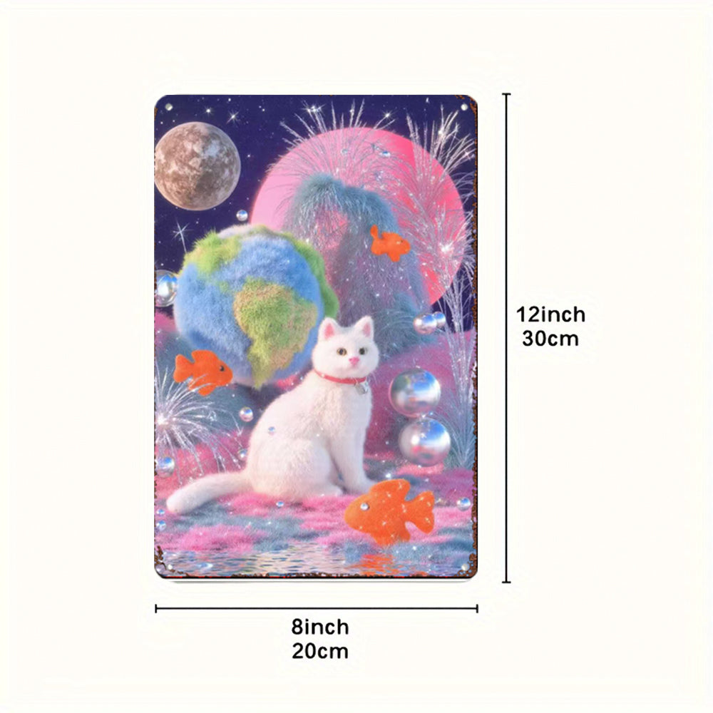 The Stargazing Selkirk Tin Painting: On a Goldfish Planet Odyssey