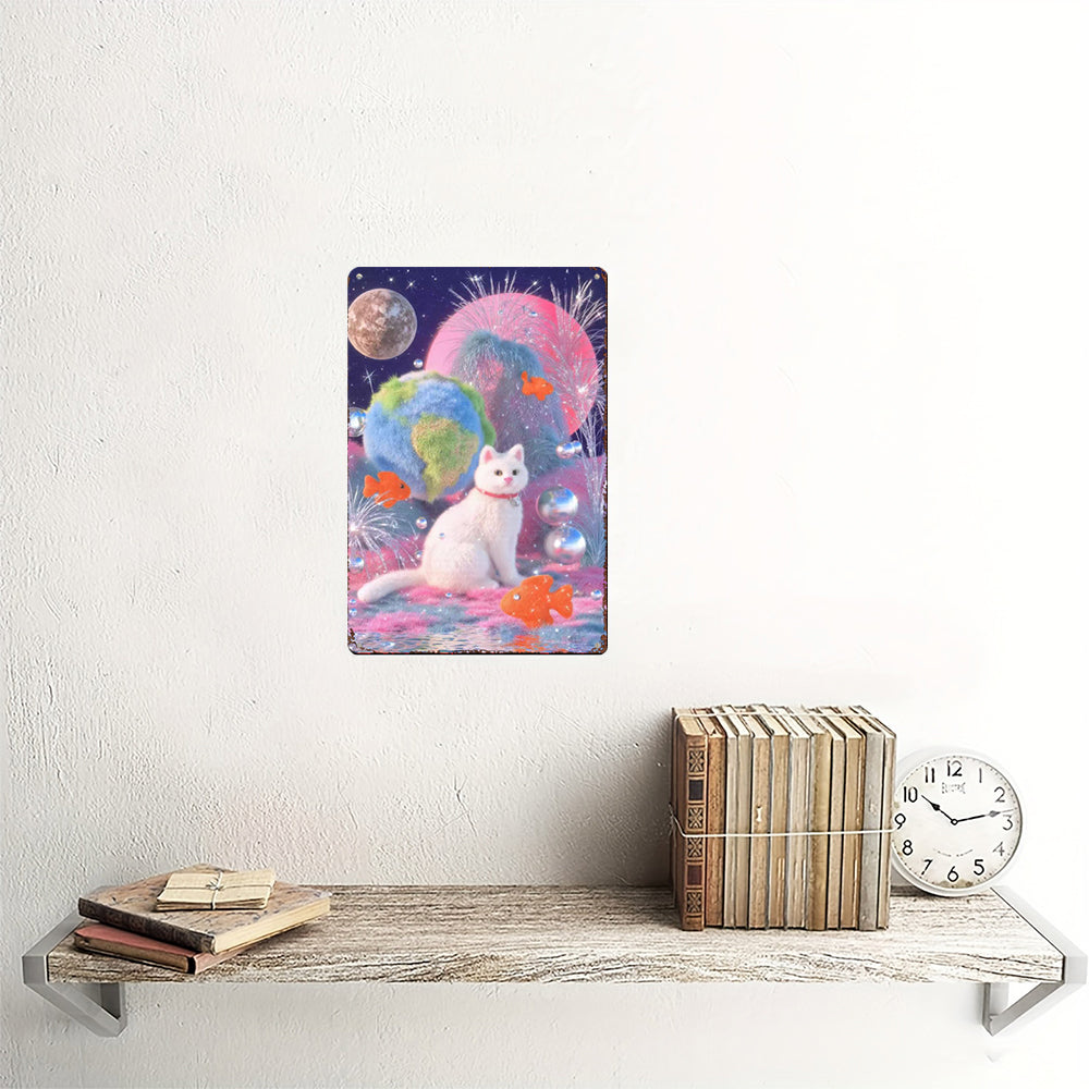 The Stargazing Selkirk Tin Painting: On a Goldfish Planet Odyssey